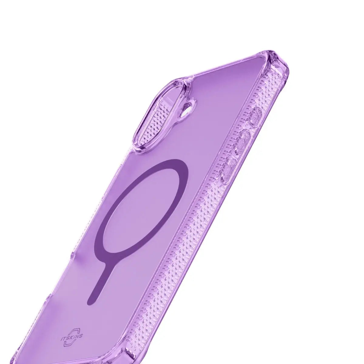 Case ItSkins Hybrid R Vapor con MagSafe para iPhone 16 - Purpura Claro