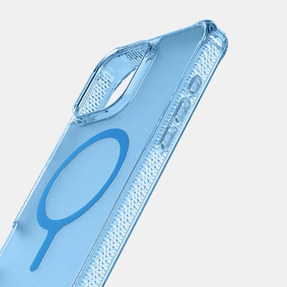 Case ItSkins Hybrid R Vapor con MagSafe para iPhone 16 Pro - Azul