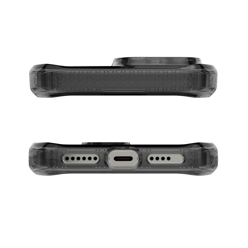 Case ItSkins Hybrid R Vapor con MagSafe para iPhone 16 Pro - Negro