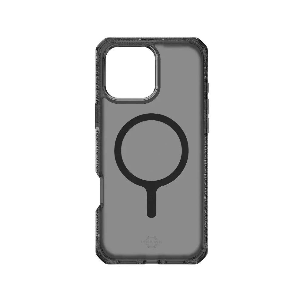 Case ItSkins Hybrid R Vapor con MagSafe para iPhone 16 Pro - Negro