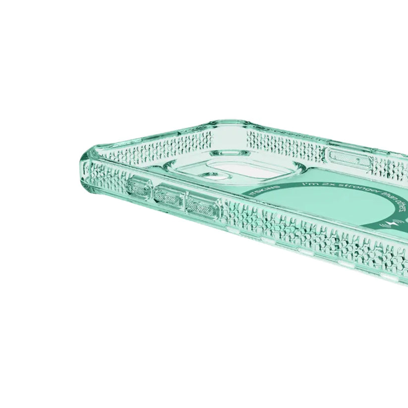 Case_ItSkins_Hybrid_R_Vapor_con_MagSafe_para_iPhone_17_Verde_Posición_4_iShop_Costa_Rica