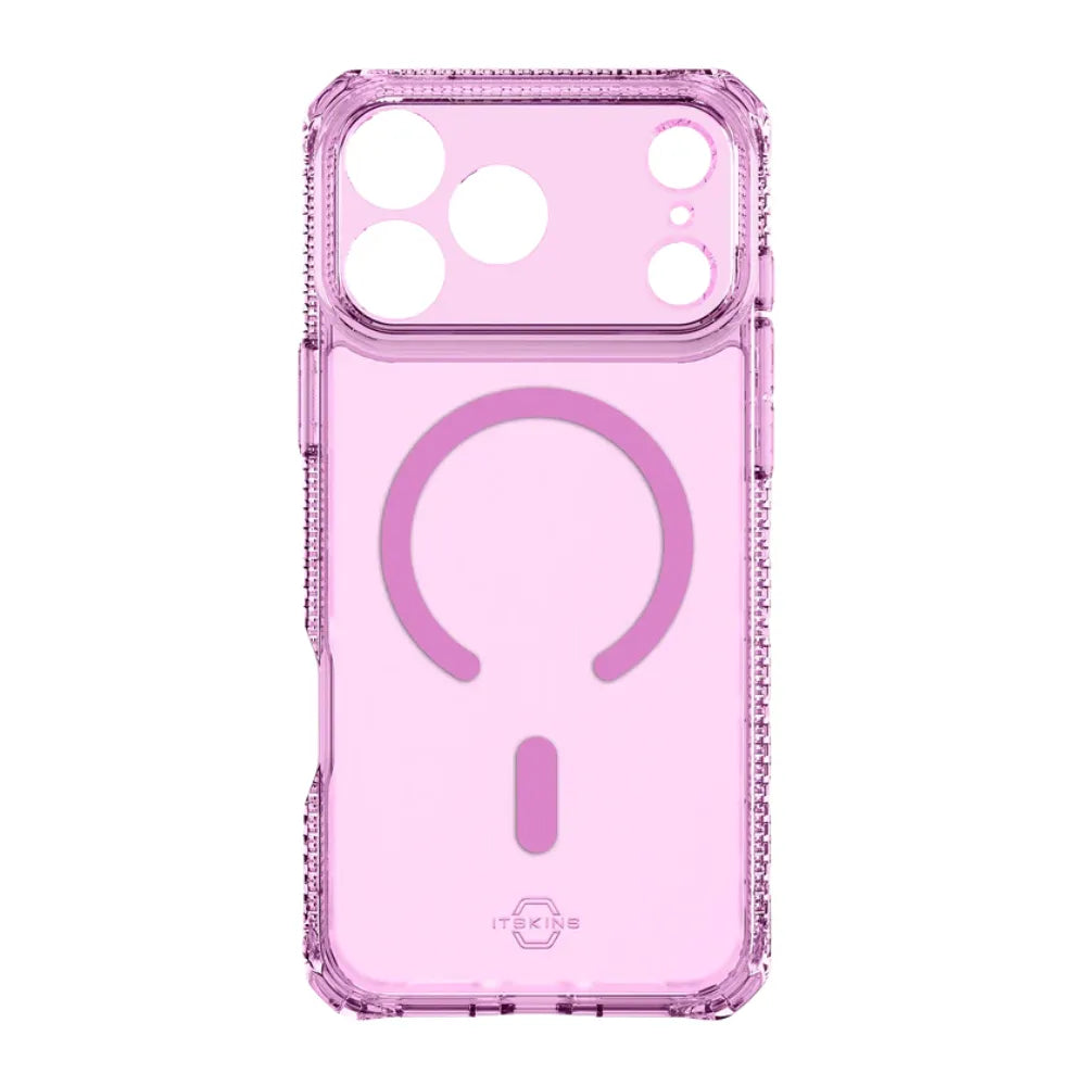 Case_ItSkins_Hybrid_R_Vapor_con_MagSafe_para_iPhone_17_Pro_Max_Rosado_Posición_1_iShop_Costa_Rica