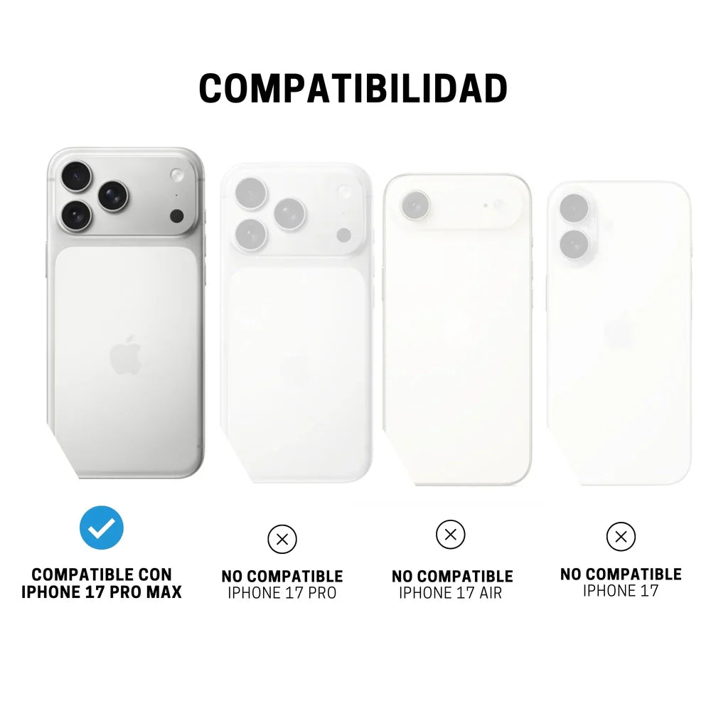 Case_ItSkins_Hybrid_R_Vapor_con_MagSafe_para_iPhone_17_Pro_Max_Humo_Posición_5_iShop_Costa_Rica
