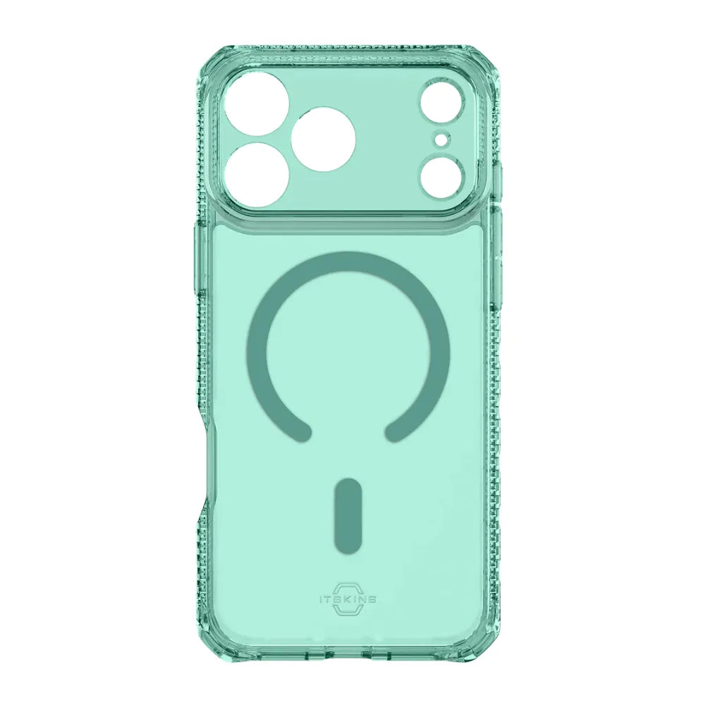 Case_ItSkins_Hybrid_R_Vapor_con_MagSafe_para_iPhone_17_Pro_Verde_Posición_1_iShop_Costa_Rica