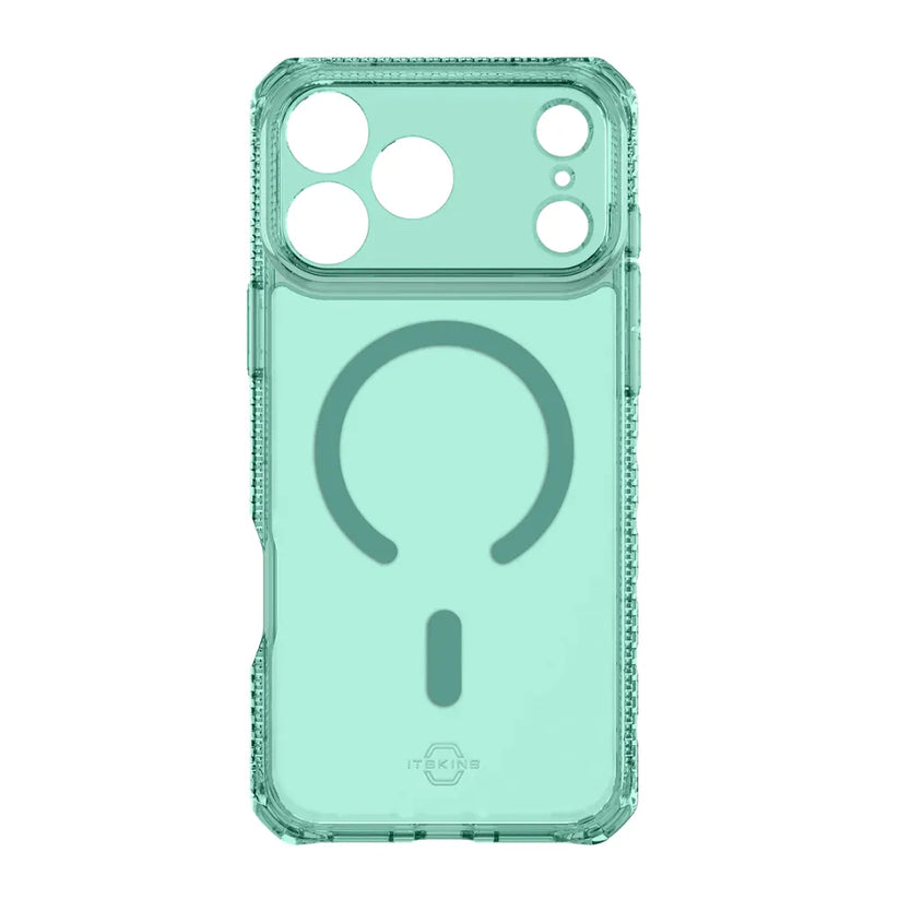 Case_ItSkins_Hybrid_R_Vapor_con_MagSafe_para_iPhone_17_Pro_Verde_Posición_1_iShop_Costa_Rica