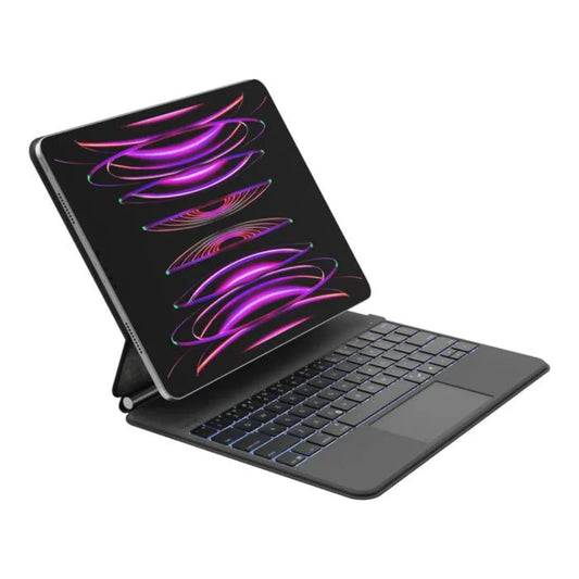 Teclado_Pro_Belkin_para_iPad_Air_13_M2_M3_M4_iPad_Pro_12_9_3ra_a_6ta_gen_con_Soporte_Magnetico_Gris_Imagen_posicion_1_iShop_Costa_Rica