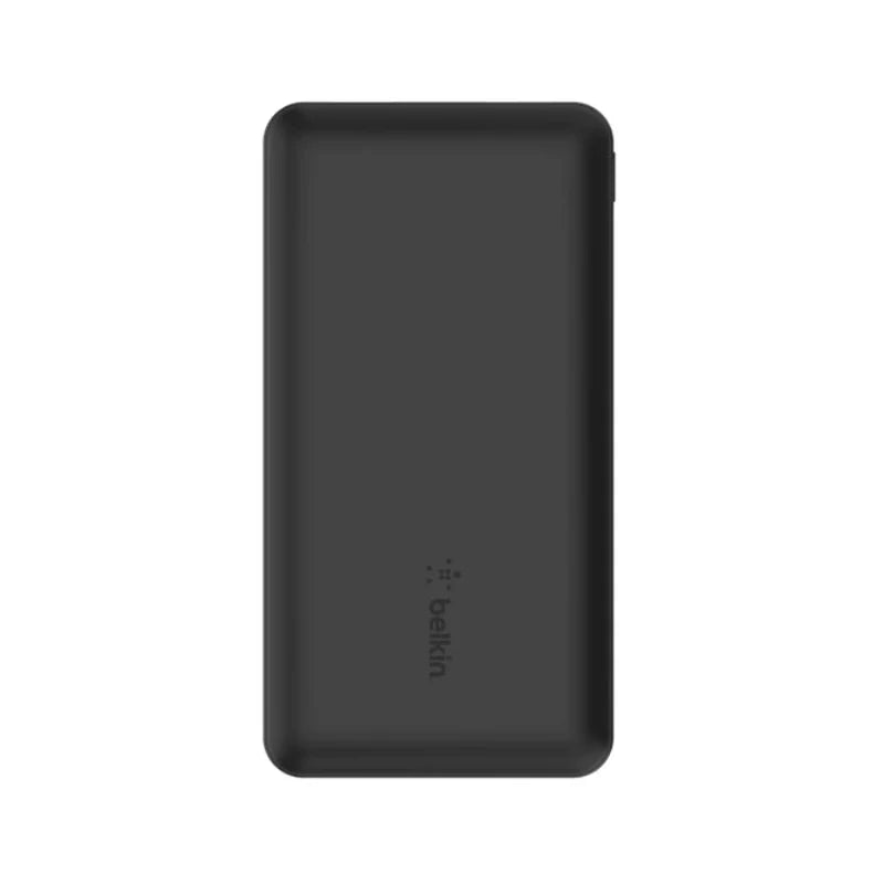 Batería Externa Belkin 10000 mAh con 2 Puertos USB-A y 1 USB-C - Negro