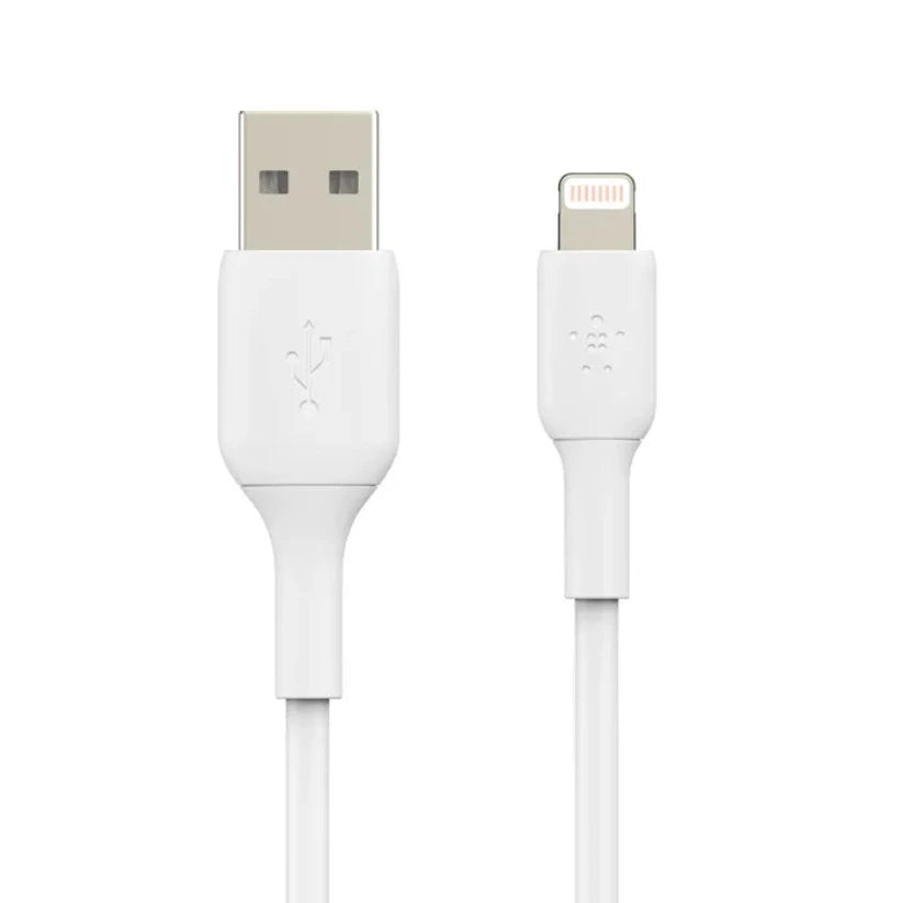 Cable Belkin BoostCharge USB-A a Lightning 2m - Blanco