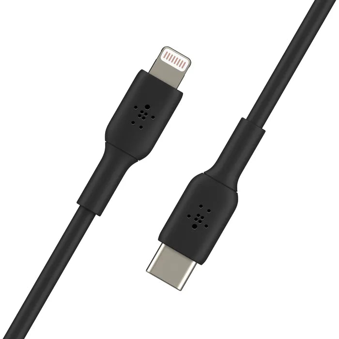 Cable Belkin BoostCharge USB-C a Lightning 1m - Negro