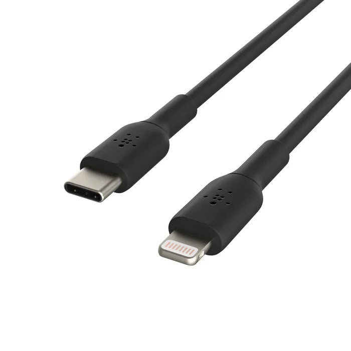 Cable Belkin BoostCharge USB-C a Lightning 1m - Negro