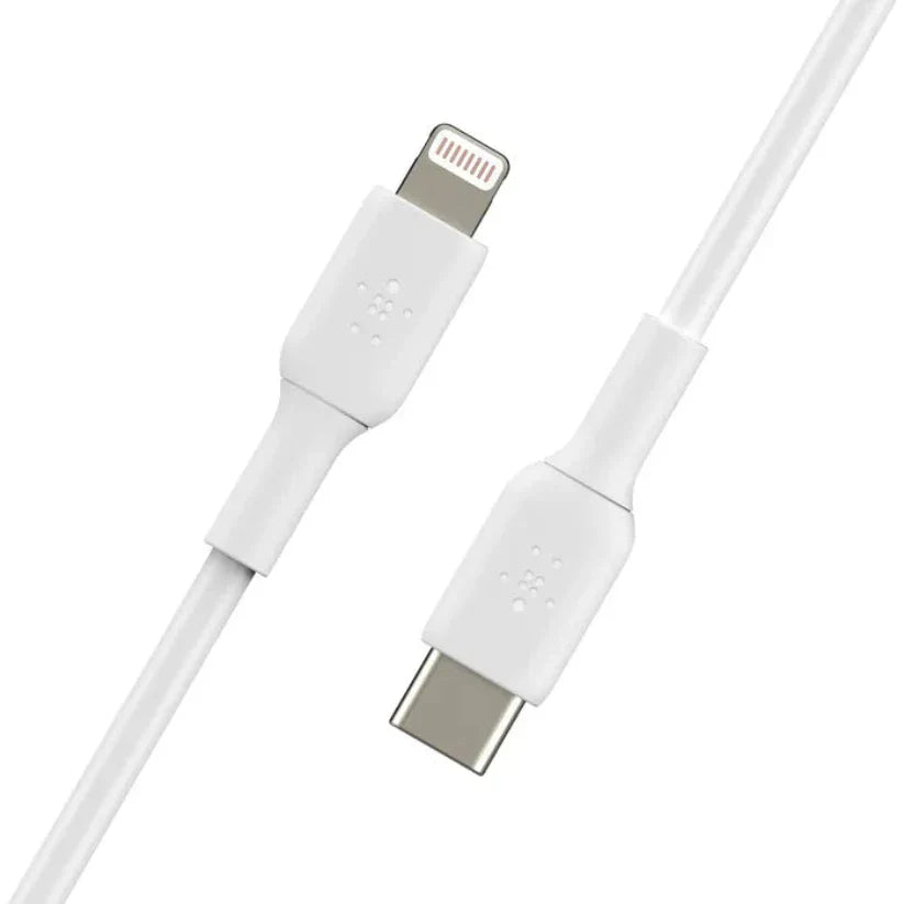 Cable Belkin BoostCharge USB-C a Lightning 1m - Blanco