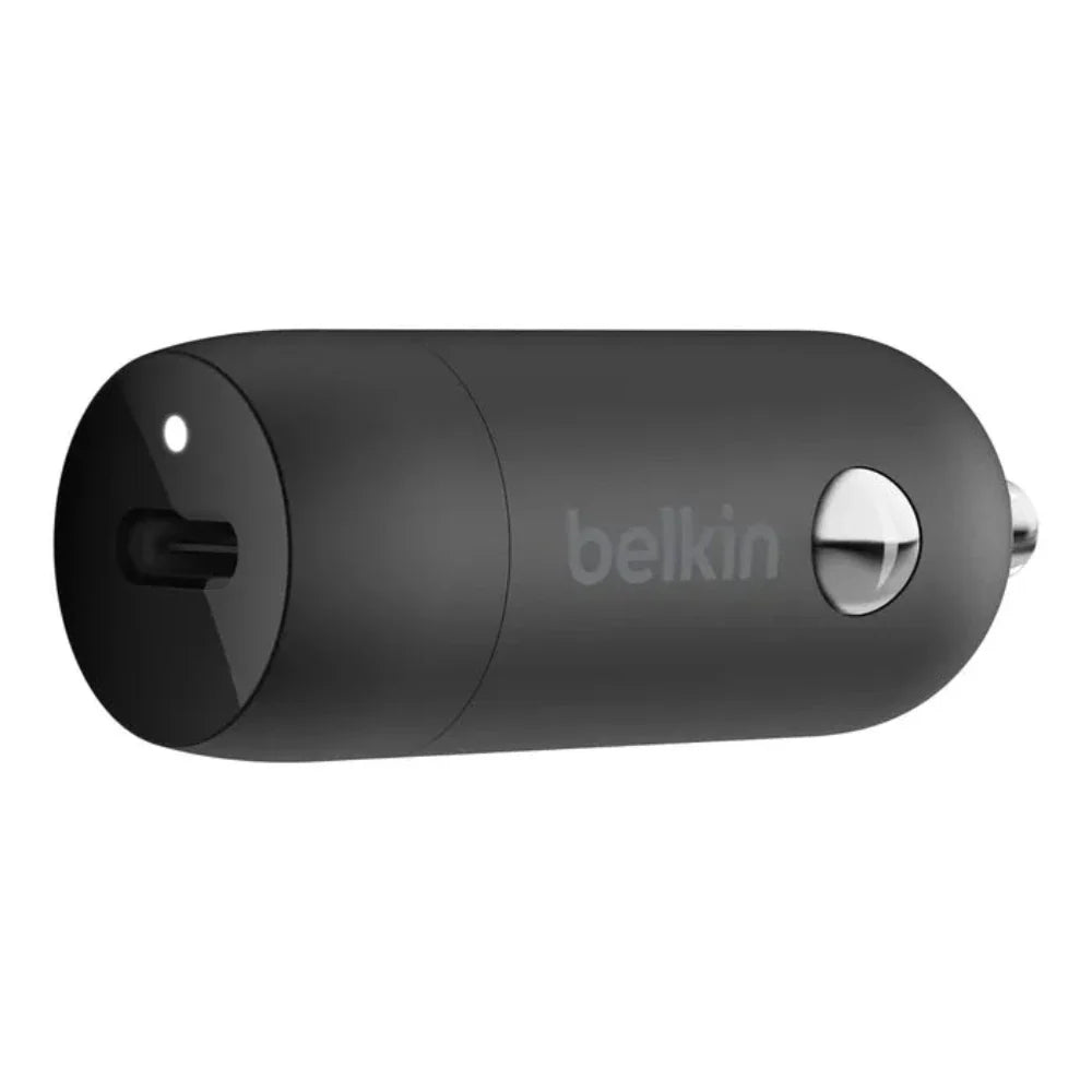 Adaptador de carga para Auto Belkin 30W USB-C - Negro