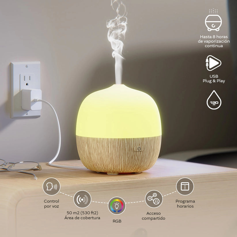 Difusor_de_Aroma_Nexxt_Inteligente_Wi-Fi_USB_120ml_Multicolor_Posición_2_iShop_Costa_Rica