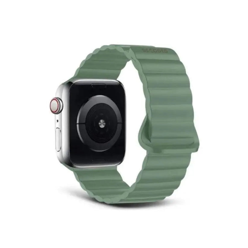 Correa_DECODED_con_Traccion_Magnetica_para_Apple_Watch_42_44_45_49mm_Verde_Imagen_posicion_1_iShop_Costa_Rica