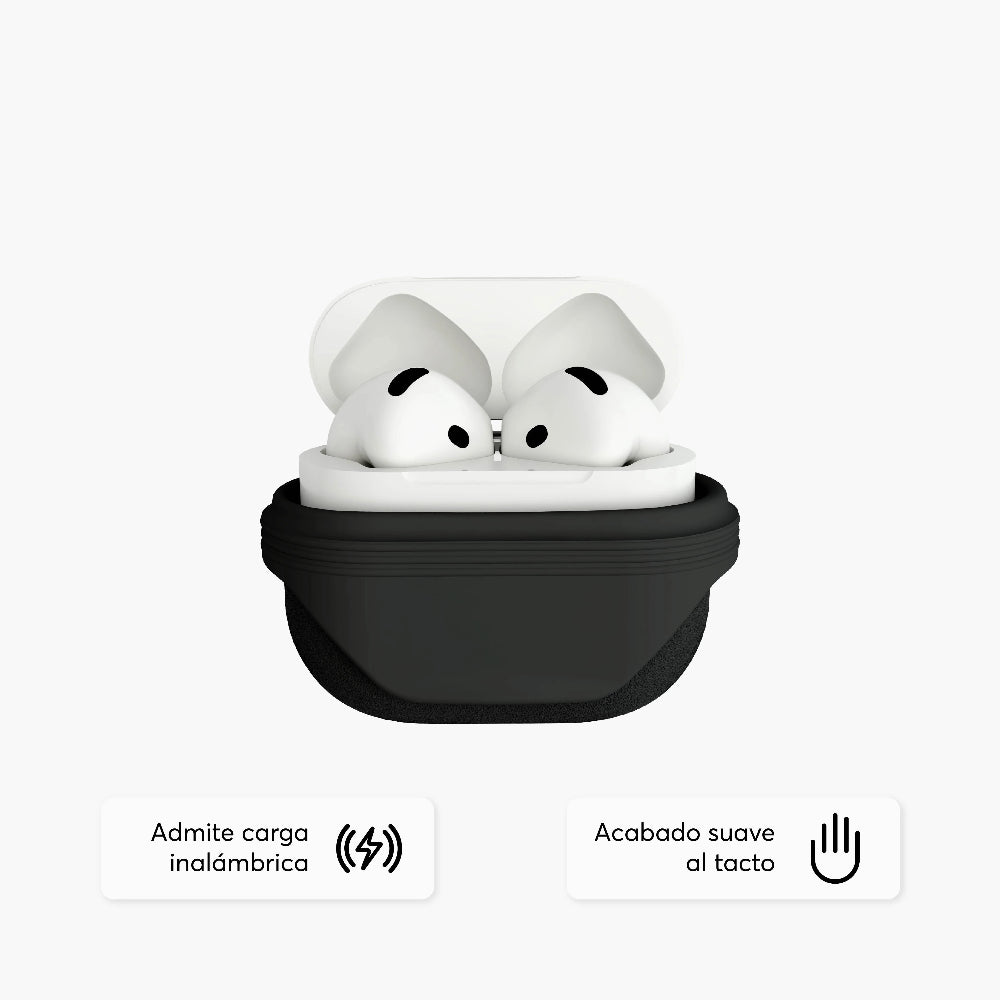 Case_NCO_SiliconeGuard_para_Airpods_4_Negro_Posición_2_iShop_Costa_Rica