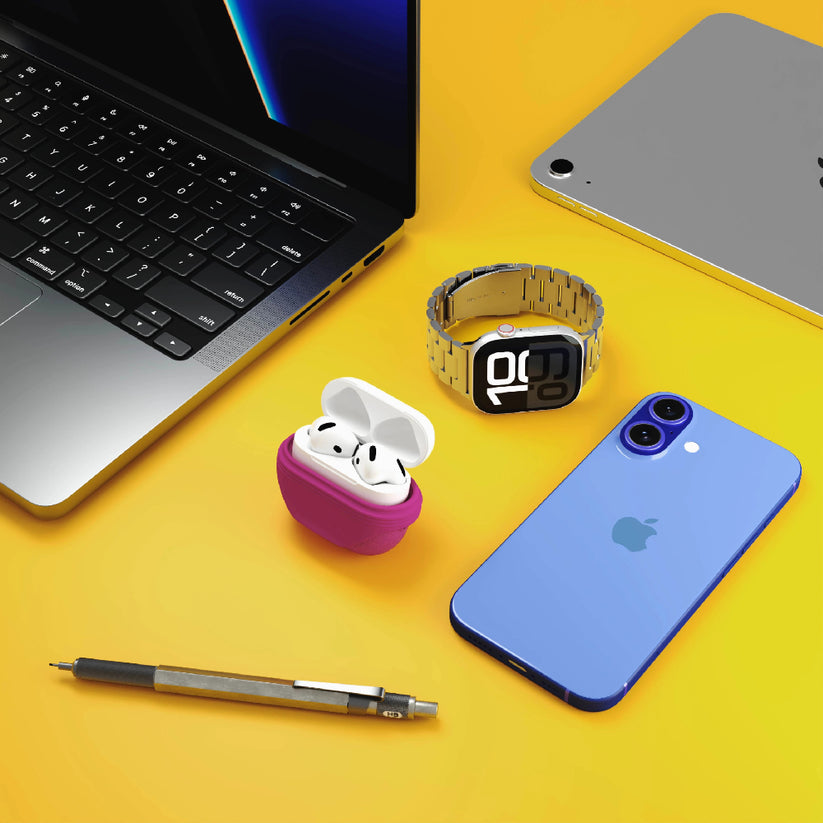 Case_NCO_SiliconeGuard_para_Airpods_4_Rosado_Posición_6_iShop_Costa_Rica