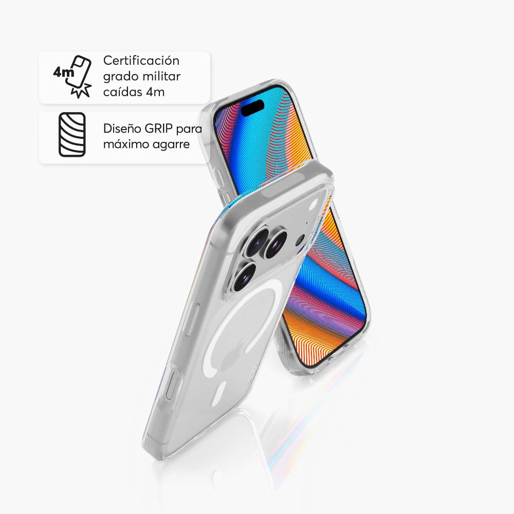 Case NCO SafeCase Force con MagSafe para iPhone 17 Pro - Transparente