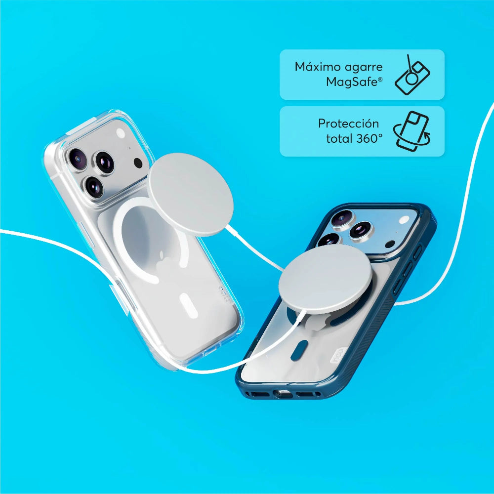 Case NCO SafeCase Force con MagSafe para iPhone 17 Pro - Transparente