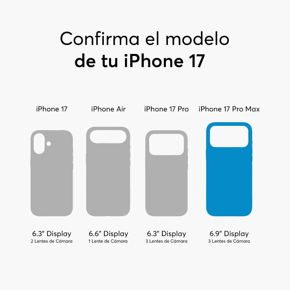 Case NCO SafeCase Force con MagSafe para iPhone 17 Pro Max - Transparente