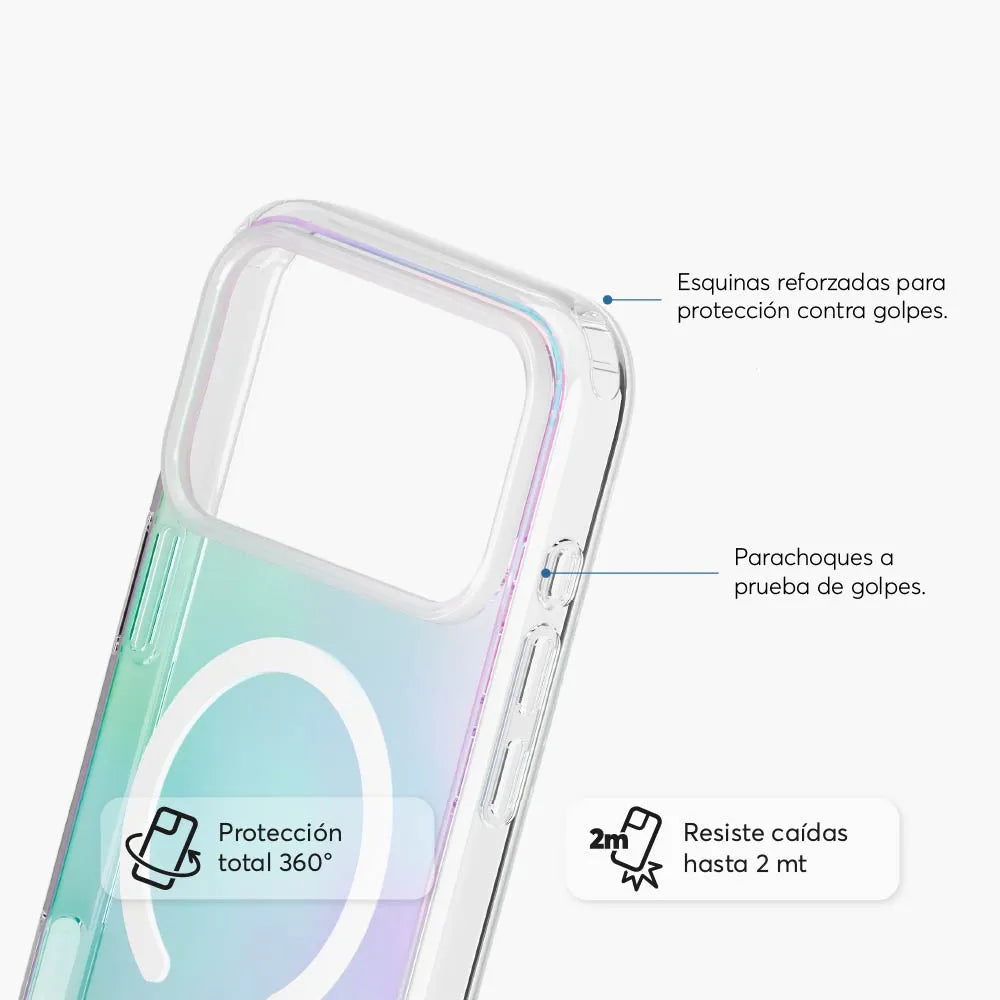 Case NCO SafeCase para iPhone 17 Pro Max con MagSafe - Multicolor