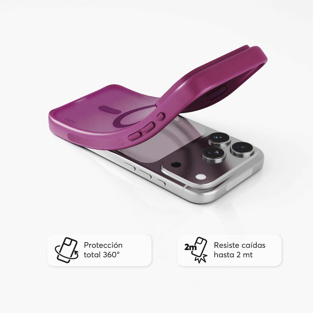 Case NCO SafeCase Lite para iPhone 17 Pro con MagSafe - Rosado