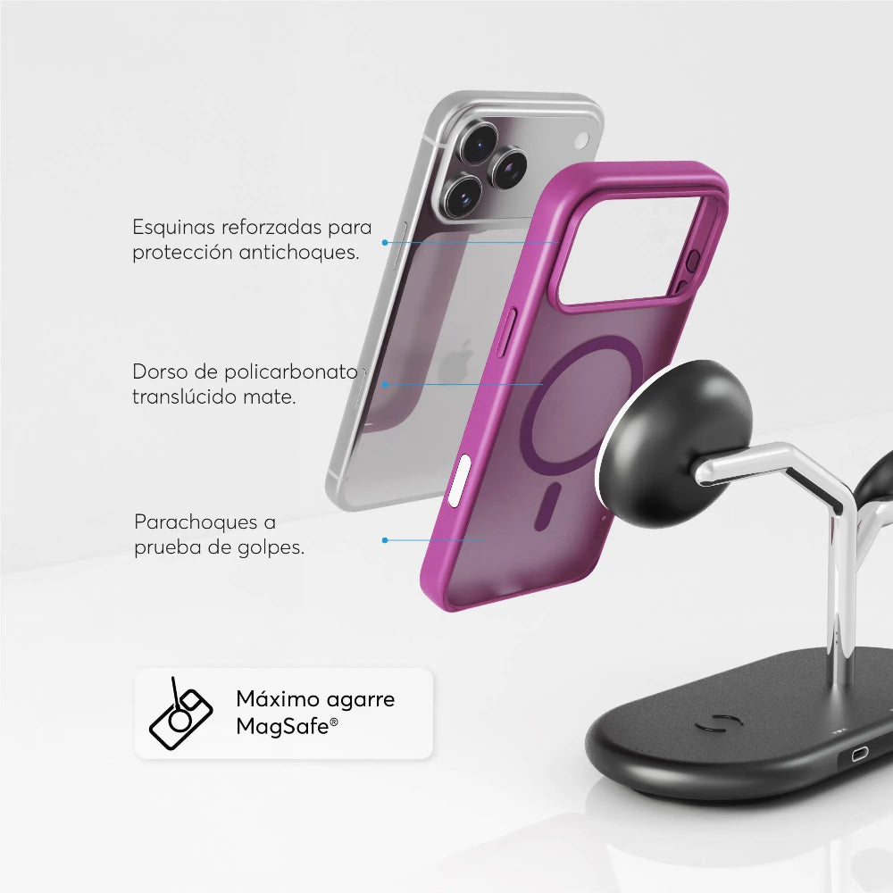 Case NCO SafeCase Lite con MagSafe para iPhone 17 Pro Max - Rosado