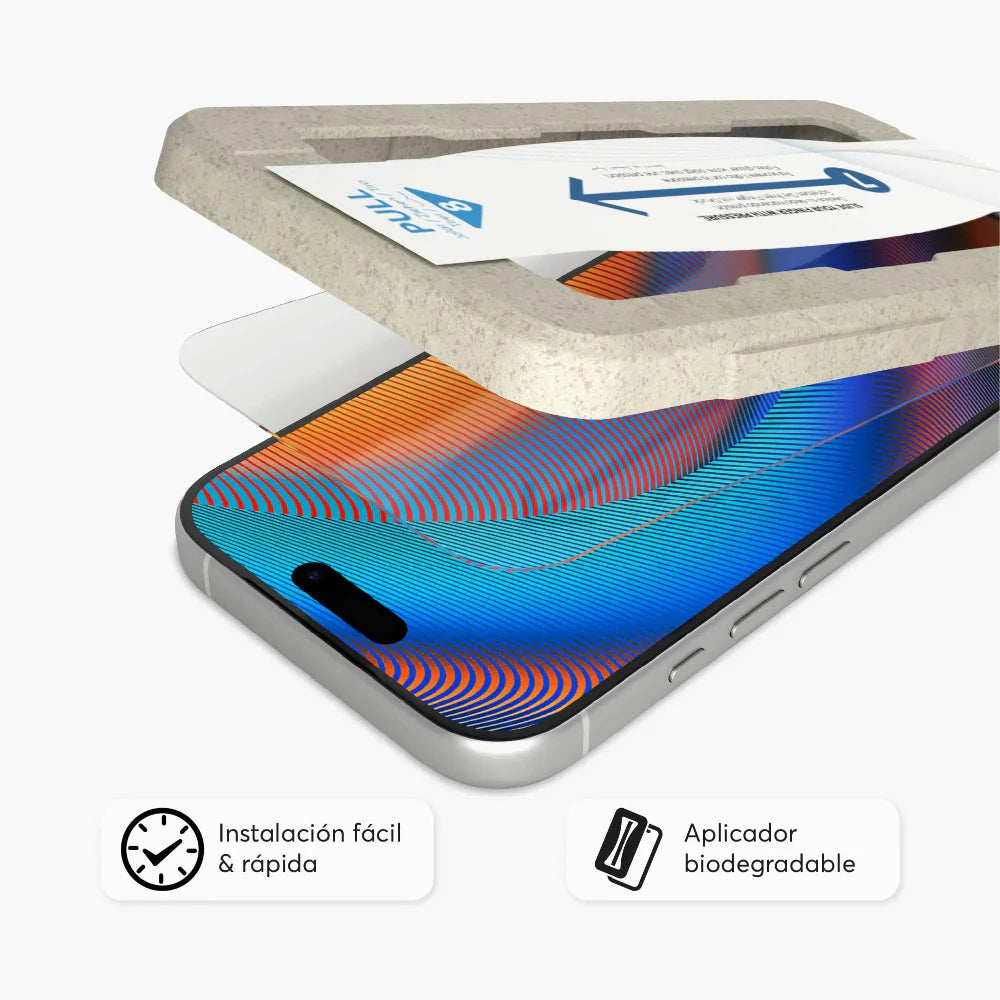 Protector de Pantalla NCO GlassGuard ion+ para iPhone 17 Pro - Transparente