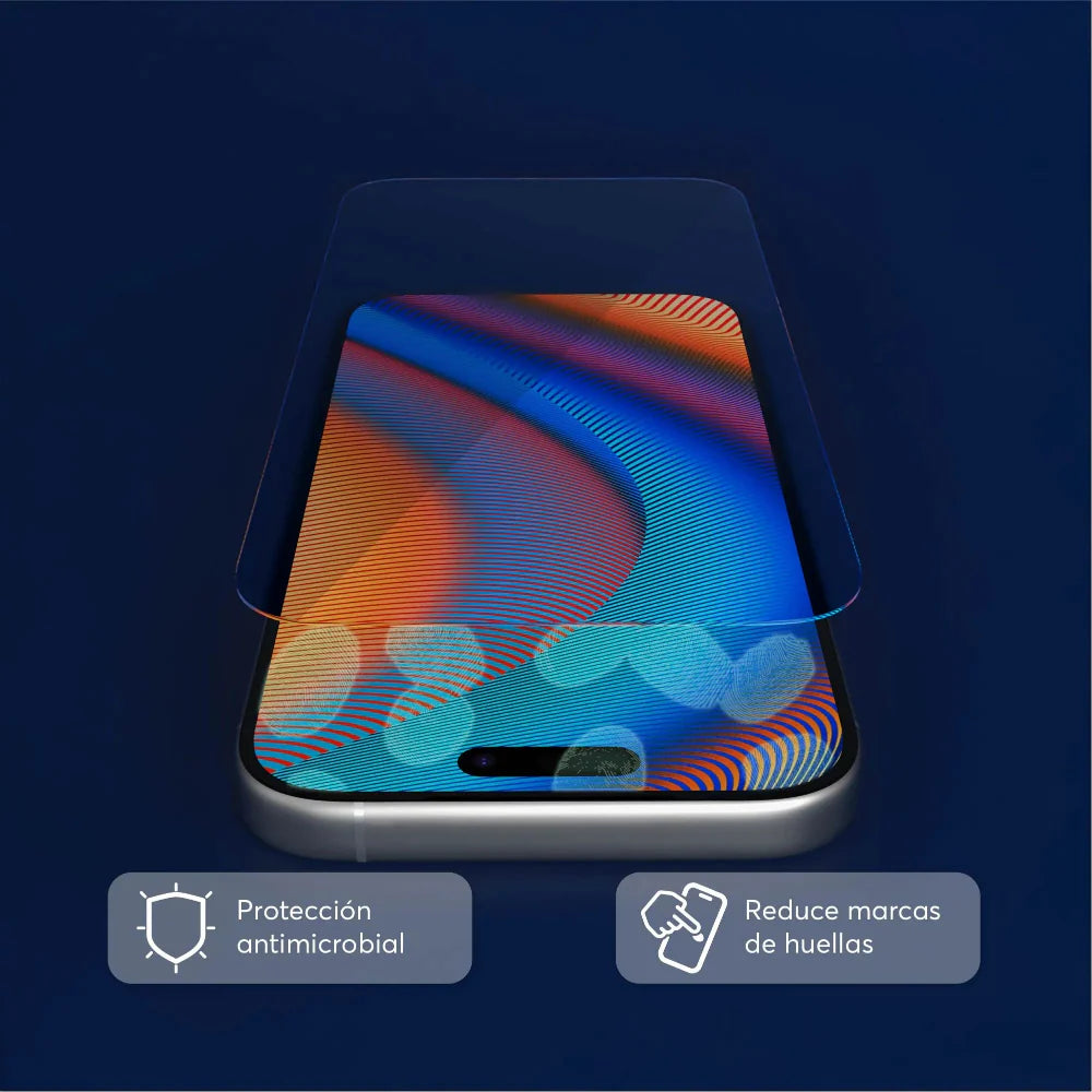 Protector de Pantalla NCO GlassGuard ion+ para iPhone 17 Pro - Transparente