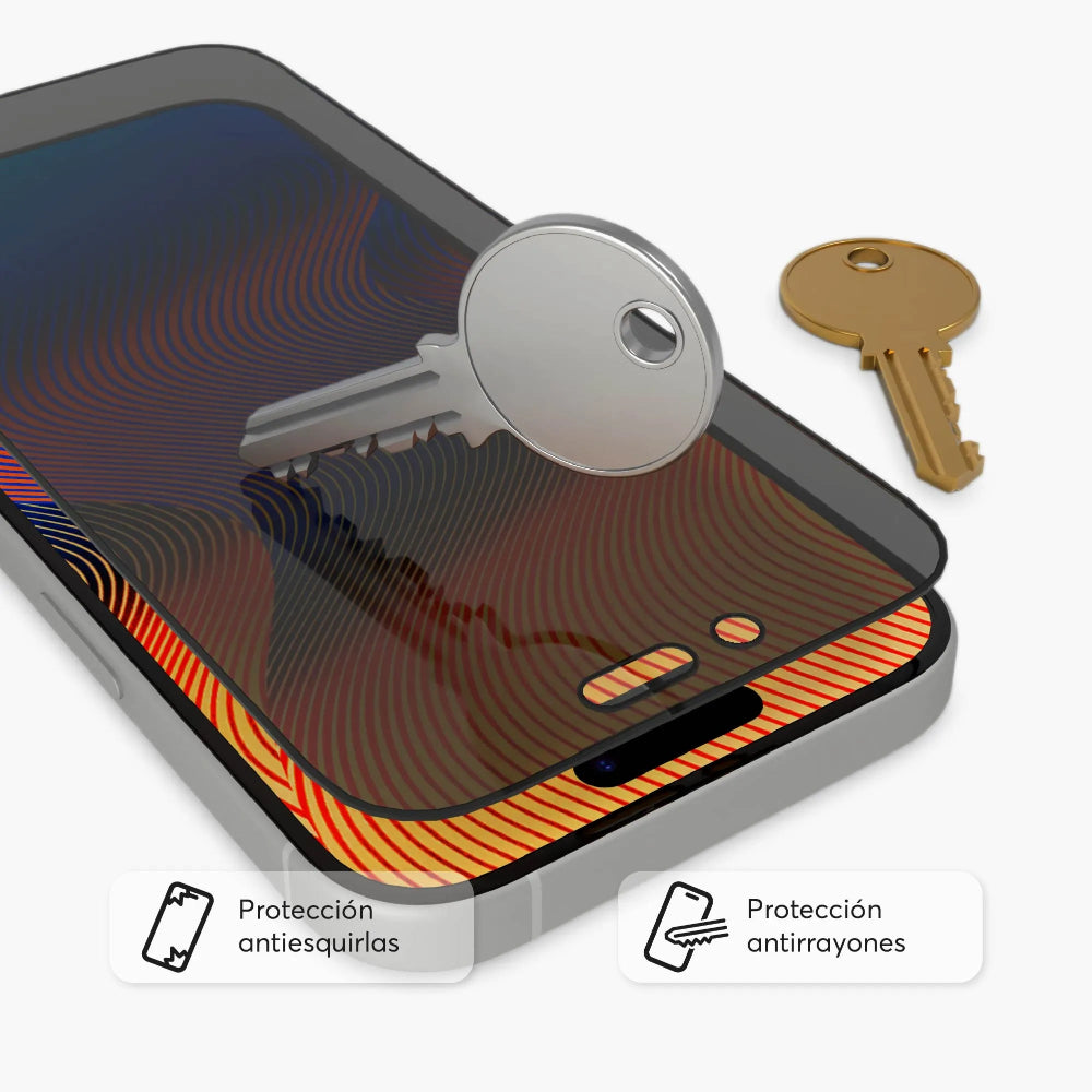 Protector de Pantalla NCO GlassGuard Privacy para iPhone 17 - Negro