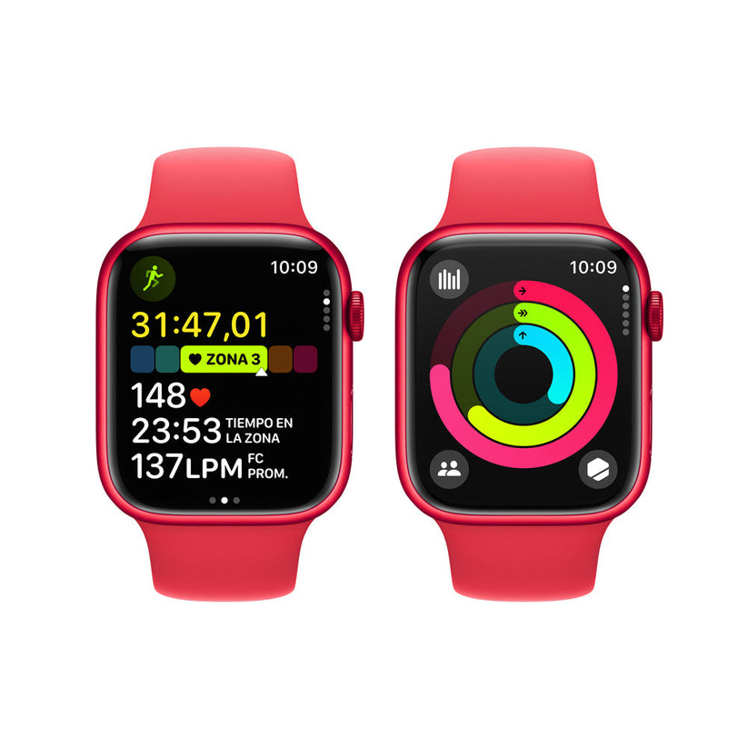 Watch_S9_GPS_45mm_PRODUCTRED_Aluminum_PRODUCTRED_Sport_Band_PDP_Image_Position-8__COES