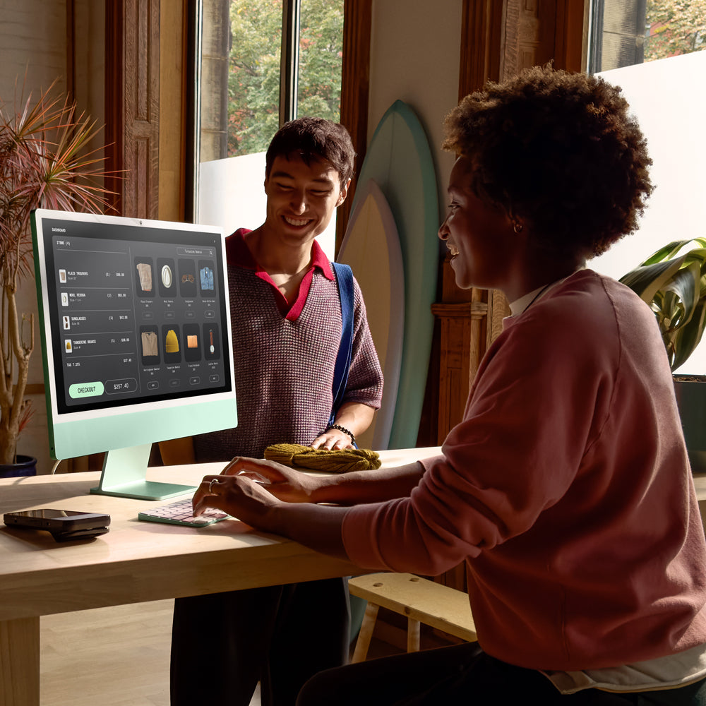 iMac 24 Chip M4 - 10GPU - 16GB RAM - 256GB - Vidrio Nanotexturizado - Plata + Audífonos Marshall Major V Bluetooth On Ear - Crema