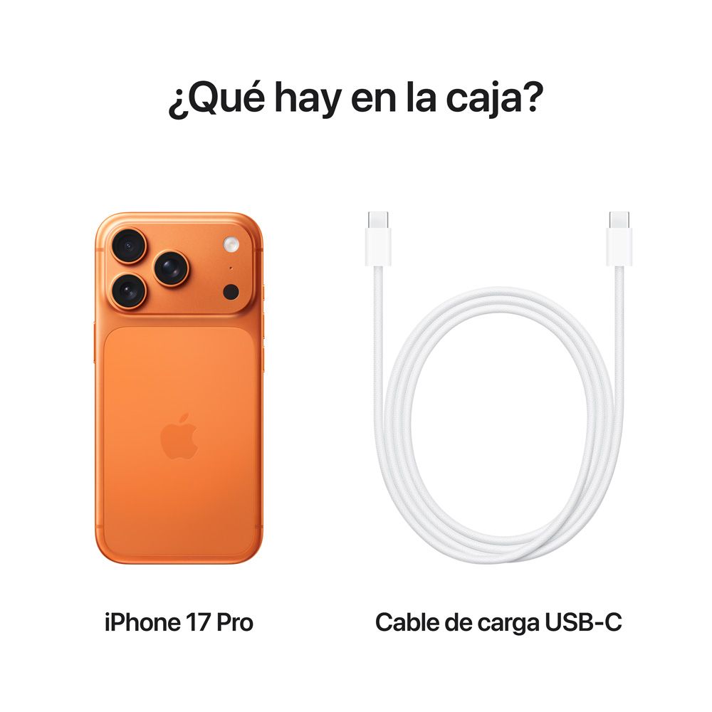 iPhone 17 Pro 256 GB Naranja cósmico | iShop Costa Rica