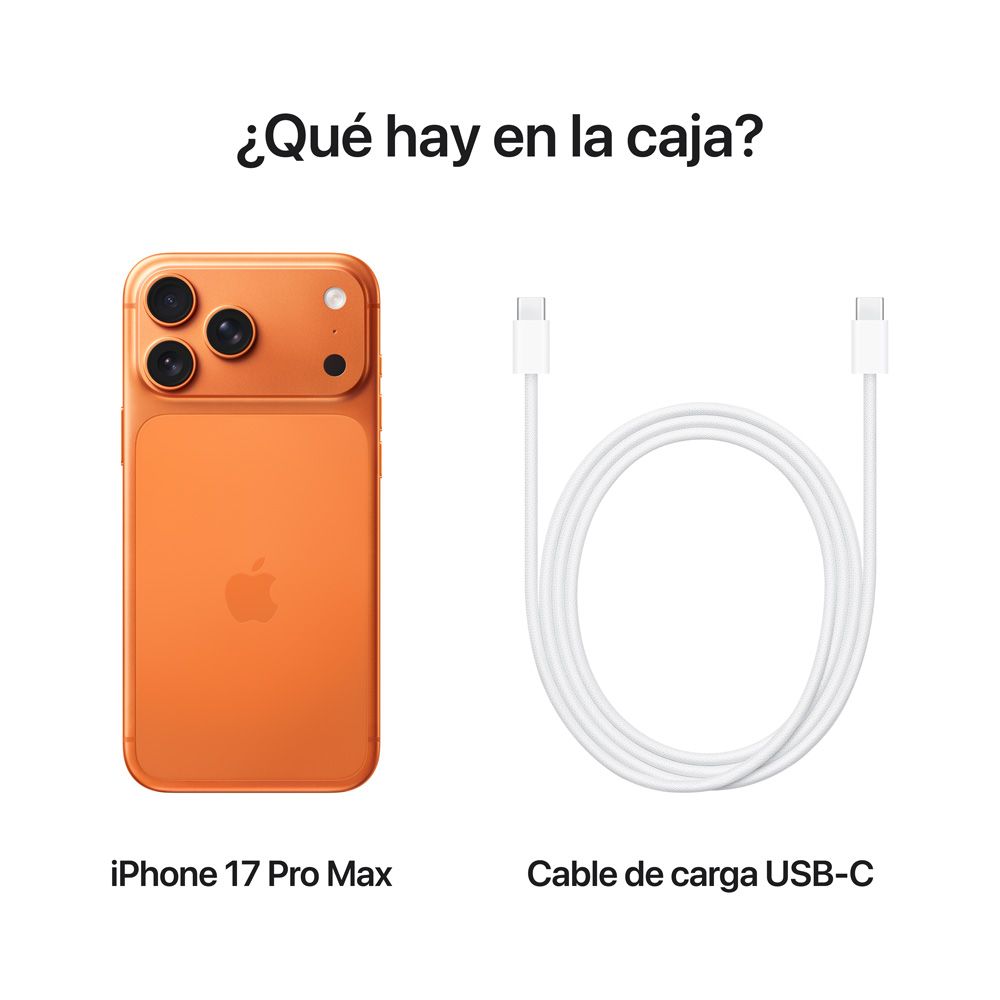 iPhone 17 Pro Max 256 GB Naranja cósmico | iShop Costa Rica