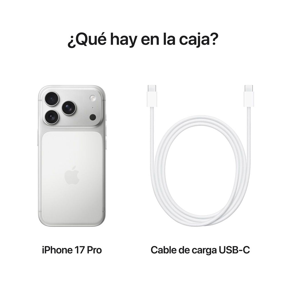 iPhone 17 Pro 256 GB Color plata | iShop Costa Rica