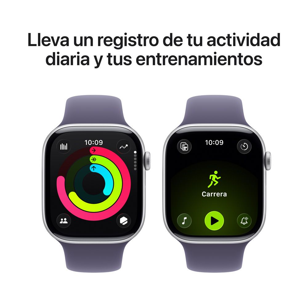 Apple Watch Series 11 GPS • Caja de aluminio color plata de 46 mm