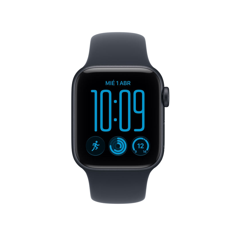 Apple_Watch_SE_3_GPS_caja_de_aluminio_color_medianoche_de_40_mm_correa_deportiva_azul_marino_M_L_Imagen_posicion_2_iShop_Costa_Rica