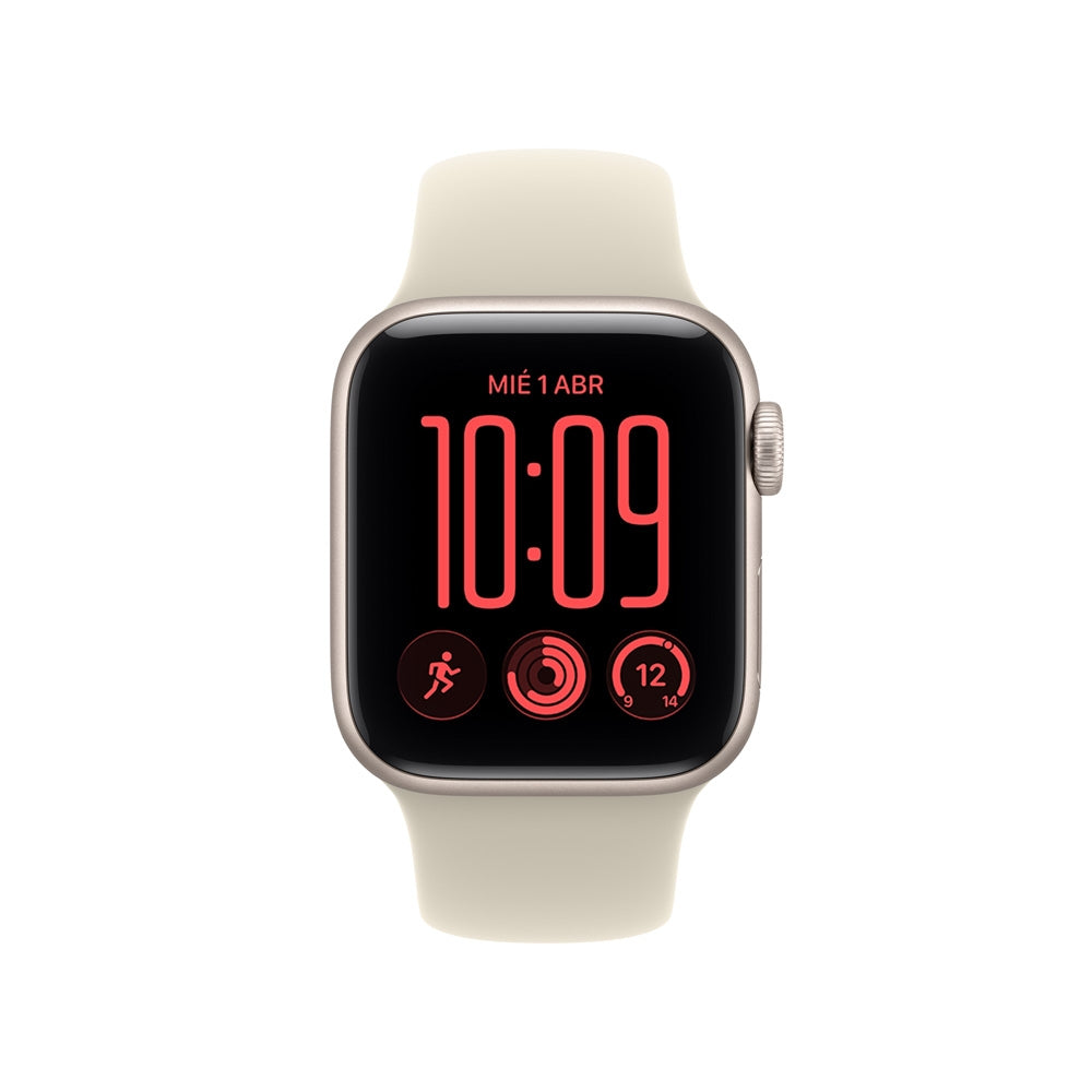 Apple_Watch_SE_3_GPS_caja_de_aluminio_blanco_estelar_de_40_mm_correa_deportiva_color_arena_S_M_Imagen_posicion_2_iShop_Costa_Rica