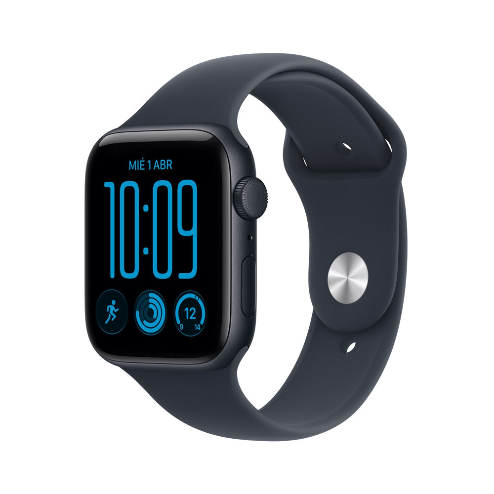 Apple_Watch_SE_3_GPS_caja_de_aluminio_color_medianoche_de_44_mm_correa_deportiva_azul_marino_M_L_Imagen_posicion_1_iShop_Costa_Rica