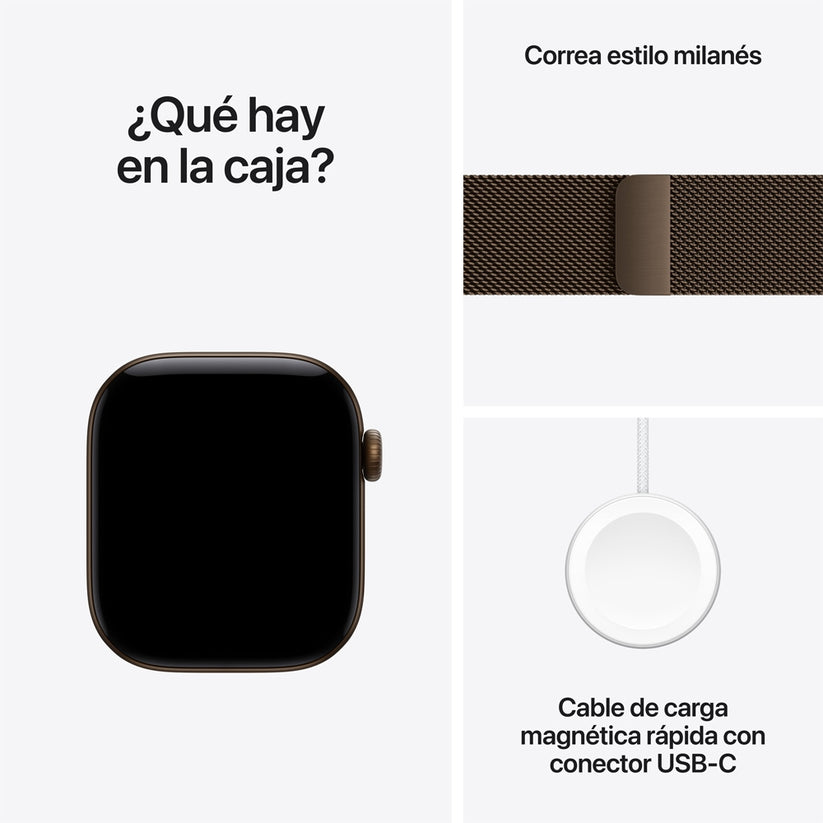 Apple_Watch_Series_12_GPS_caja_de_aluminio_color_bronce_oscuro_de_42_mm_correa_estilo_milanes_color_bronce_oscuro_Imagen_posicion_8_iShop_Costa_Rica