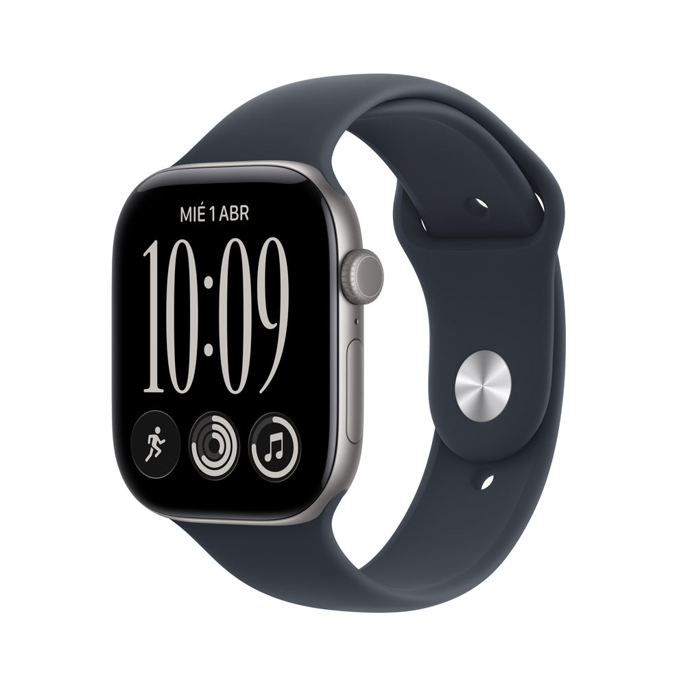 Apple_Watch_Series_12_GPS_caja_de_aluminio_gris_espacial_de_46_mm_correa_deportiva_azul_marino_M_L_Imagen_posicion_1_iShop_Costa_Rica