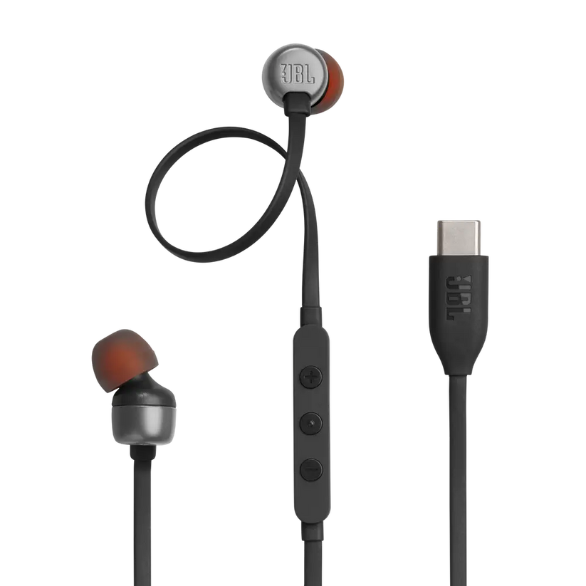 Audífonos JBL Tune 310C Cableado USB-C - Negro