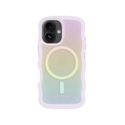 Case Kate Spade Wavy con Magsafe para iPhone 16 - Opal Iridescent