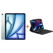 iPad Air 11 M3 128GB - Azul + Teclado Zagg con funda Pro Keys 2 para iPad Air 11 - Negro