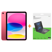 iPad Wi-Fi 256 GB - Rosa (A16) + Case con Teclado Everyday Belkin para iPad - Negro