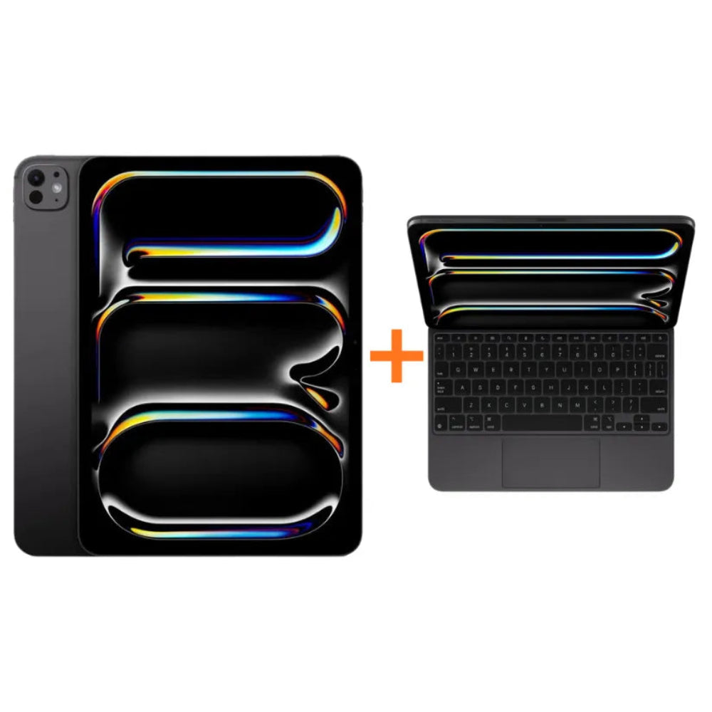 iPad Pro 11 Chip M5 - 512GB - Negro Espacial + Case con Teclado Apple Magic Keyboard para iPad Pro 11 Inglés - Negro
