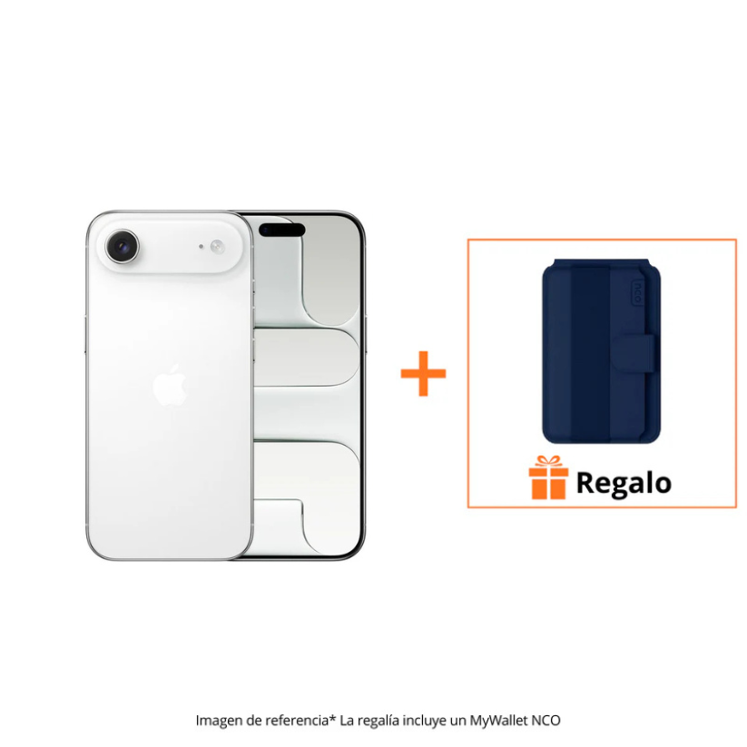 iPhone Air - 256GB - Blanco Nube + Tarjetero NCO MyWallet  - Azul