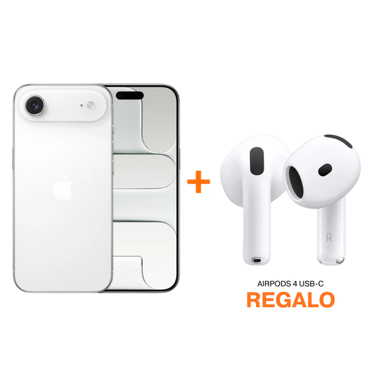iPhone Air - 256GB - Blanco Nube + AirPods (4ta Gen) con Case de Carga USB-C