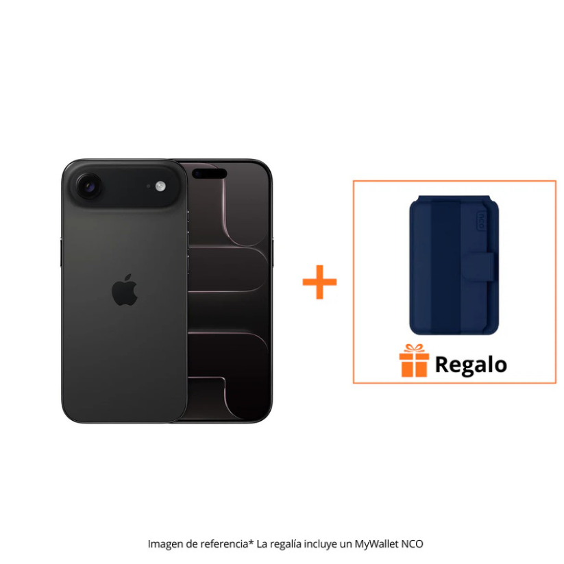 iPhone Air - 512GB - Negro Espacial + Tarjetero NCO MyWallet  - Azul