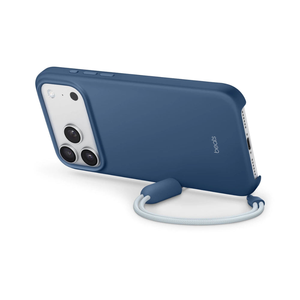 Case_Beats_para_iPhone_17_Pro_Max_con_soporte_MagSafe_y_Control_de_Cámara_Azul_Cobalto_Posición_5_iShop_Costa_Rica