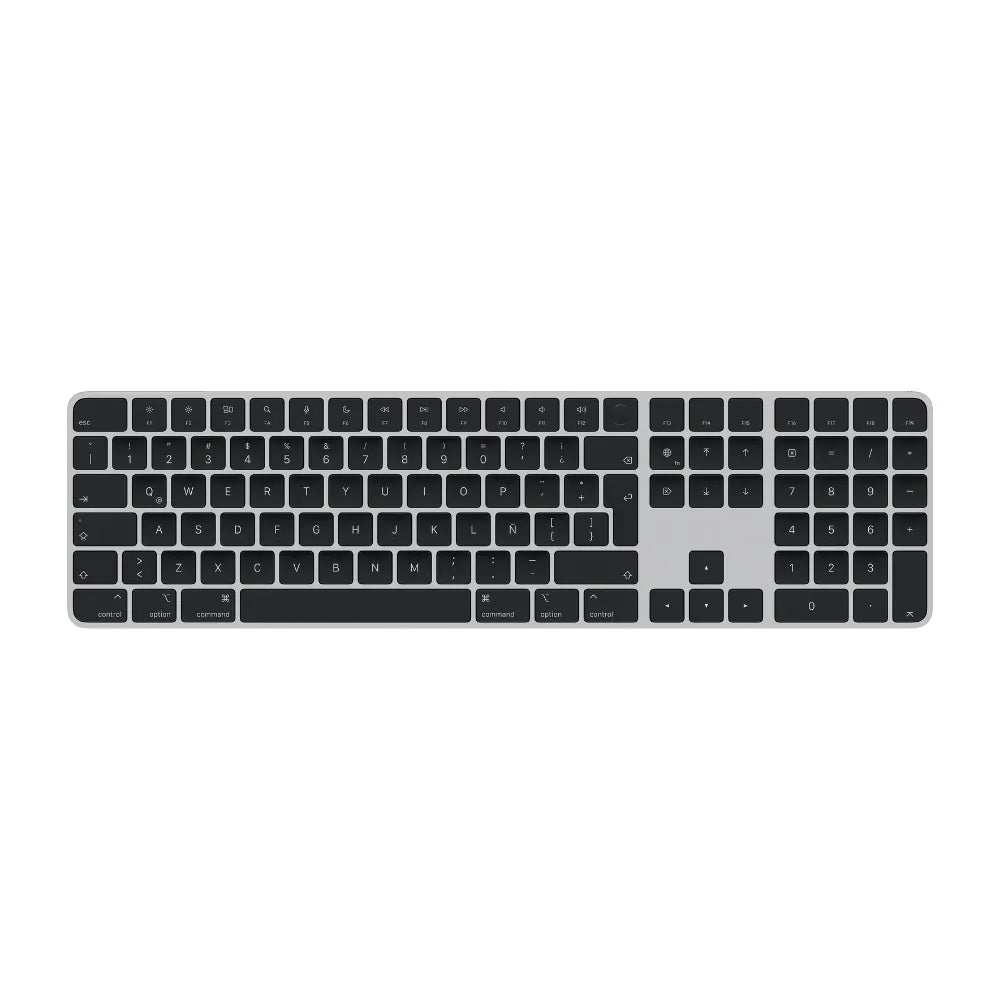 Magic Keyboard con Touch ID y Teclado Numérico para modelos Mac con Apple Silicon -Español (Latino America)- Teclas Negras